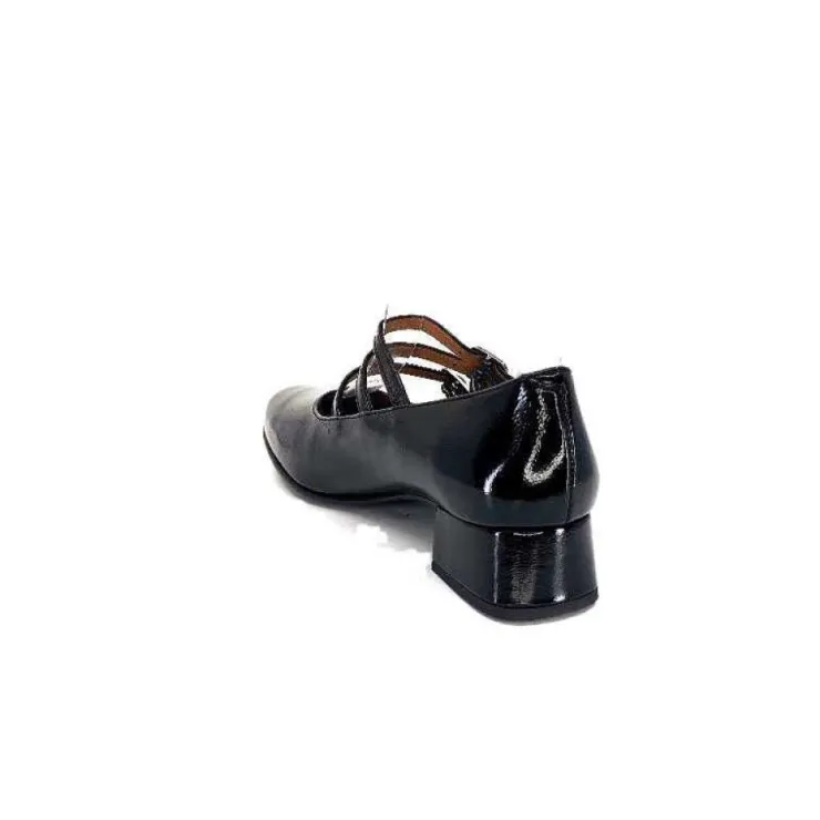 Ivoire0036a Ivoire 710 Cuir Vernis Noir*Femme Ballerines