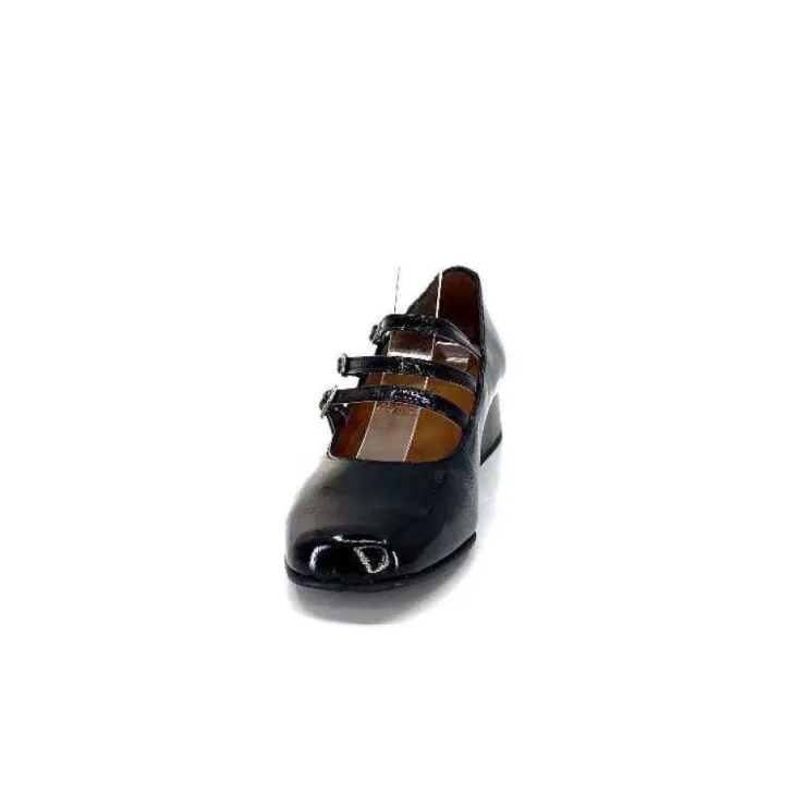 Ivoire0036a Ivoire 710 Cuir Vernis Noir*Femme Ballerines