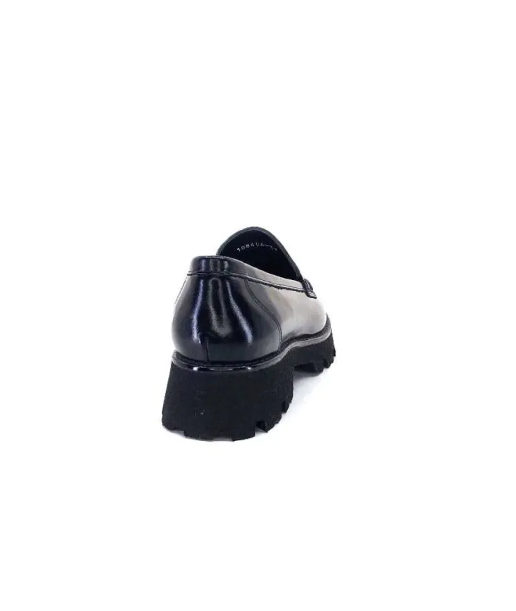 Ivoire-354 Ivoire 108606 Cuir Vernis Noir*Femme Mocassins