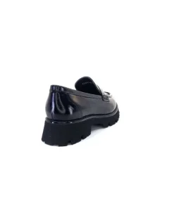 Ivoire-354 Ivoire 108606 Cuir Vernis Noir*Femme Mocassins