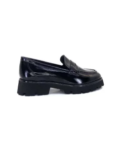 Ivoire-354 Ivoire 108606 Cuir Vernis Noir*Femme Mocassins