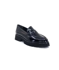 Ivoire-354 Ivoire 108606 Cuir Vernis Noir*Femme Mocassins