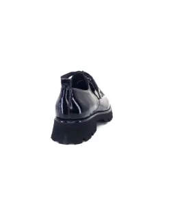 Ivoire-354 Ivoire 108601 Cuir Vernis Noir*Femme Lacets