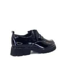 Ivoire-354 Ivoire 108601 Cuir Vernis Noir*Femme Lacets