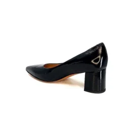 franco russo napoli fgr Ivoire 1601 Cuir Vernis Noir*Femme Escarpins