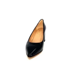 franco russo napoli fgr Ivoire 1601 Cuir Vernis Noir*Femme Escarpins