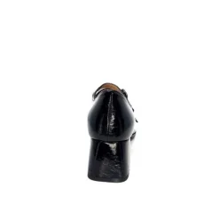 plumers Ivoire 4145 Cuir Vernis Noir*Femme Ballerines
