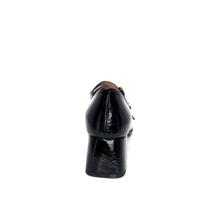 plumers Ivoire 4145 Cuir Vernis Noir*Femme Ballerines
