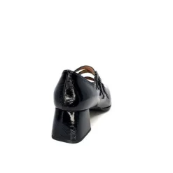 plumers Ivoire 4145 Cuir Vernis Noir*Femme Ballerines