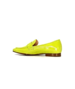 franco russo napoli fgr Ivoire 2103 Cuir Vert*Femme Mocassins