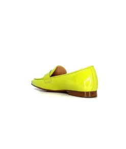 franco russo napoli fgr Ivoire 2103 Cuir Vert*Femme Mocassins