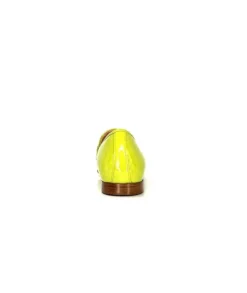 franco russo napoli fgr Ivoire 2103 Cuir Vert*Femme Mocassins