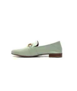 355-ivoire Ivoire 35.48.709 Cuir Vert*Femme Mocassins