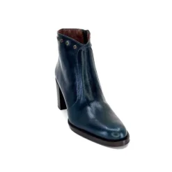 Ivoire0381b Ivoire 8016 Cuir Vert Pavone*Femme Bottines