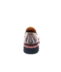 Ivoire0156 Ivoire 3276 Cuir Vino Mattone*Femme Mocassins