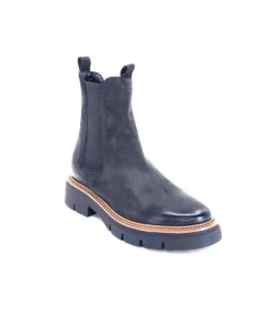 Ivoire0104a Ivoire 50197 Cuir Vintage Noir*Femme Bottines