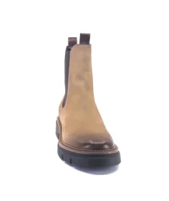 Ivoire0104a Ivoire 50197 Cuir Vintage Vison*Femme Bottines