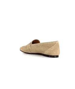 Ivoire0209b Ivoire 10648 Daim Beige*Femme Mocassins