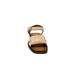Ivoire0401a Ivoire 500.4314 Daim Beige Camel*Femme Sandales