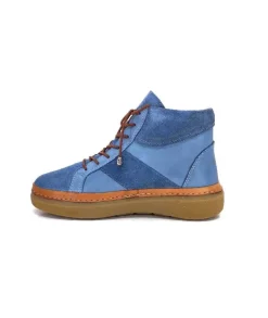 355-ivoire Ivoire 24721 Daim Bleu*Femme Bottines