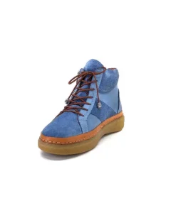 355-ivoire Ivoire 24721 Daim Bleu*Femme Bottines