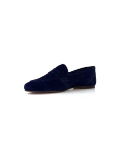 Ivoire0209b Ivoire 10648 Daim Bleu Marine*Femme Mocassins
