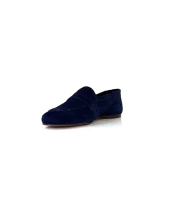 Ivoire0209b Ivoire 10648 Daim Bleu Marine*Femme Mocassins