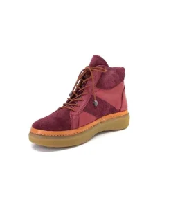 355-ivoire Ivoire 24721 Daim Bordeaux*Femme Bottines