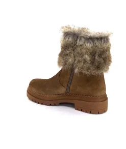 Ivoire-354 Ivoire 108523 Daim Camel*Femme Bottines