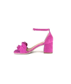 Ivoire0351a Ivoire 8453770 Daim Fushia*Femme Sandales