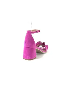 Ivoire0351a Ivoire 8453770 Daim Fushia*Femme Sandales