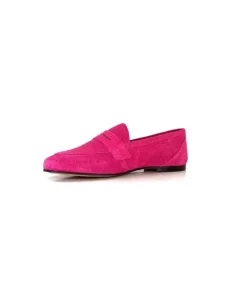 Ivoire0209b Ivoire 10648 Daim Fuxia*Femme Mocassins