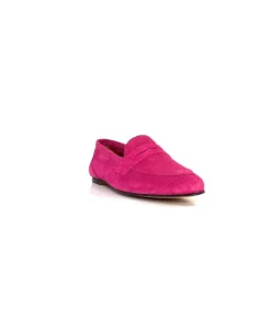 Ivoire0209b Ivoire 10648 Daim Fuxia*Femme Mocassins