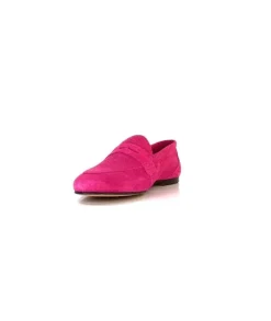 Ivoire0209b Ivoire 10648 Daim Fuxia*Femme Mocassins