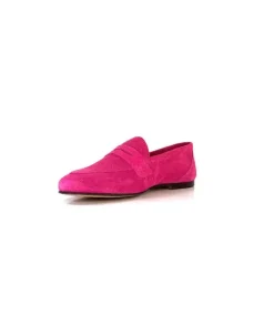 Ivoire0209b Ivoire 10648 Daim Fuxia*Femme Mocassins