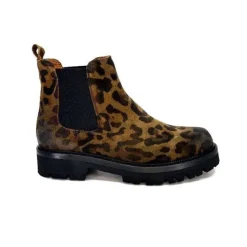 Ivoire0156 Ivoire 3250 Daim Leo Marron*Femme Bottines