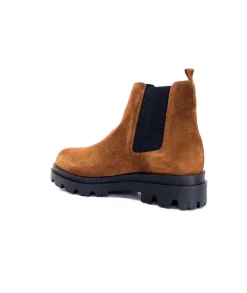 Ivoire0351a Ivoire 9615312 Daim Marron*Femme Bottines