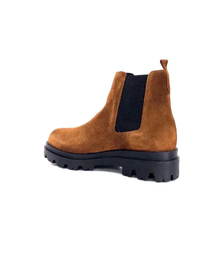 Ivoire0351a Ivoire 9615312 Daim Marron*Femme Bottines