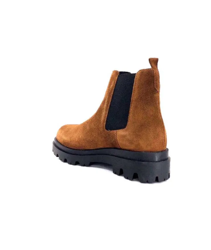 Ivoire0351a Ivoire 9615312 Daim Marron*Femme Bottines