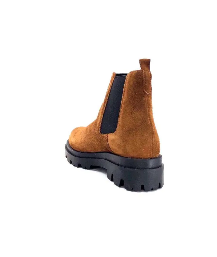 Ivoire0351a Ivoire 9615312 Daim Marron*Femme Bottines