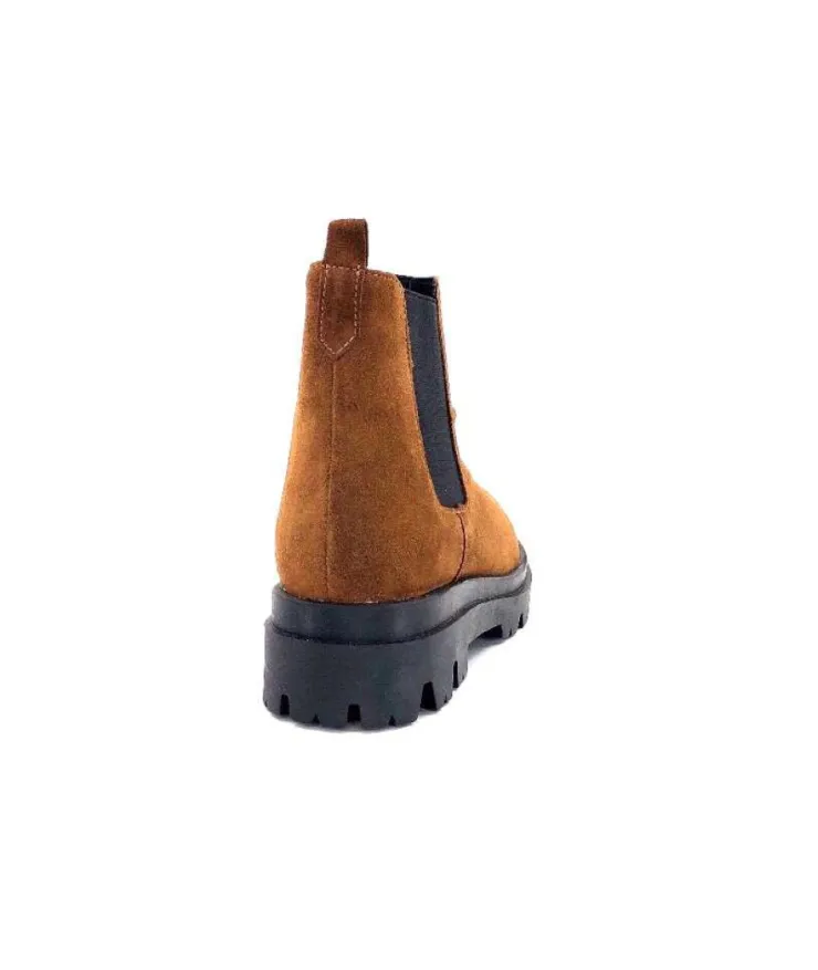 Ivoire0351a Ivoire 9615312 Daim Marron*Femme Bottines
