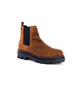 Ivoire0351a Ivoire 9615312 Daim Marron*Femme Bottines