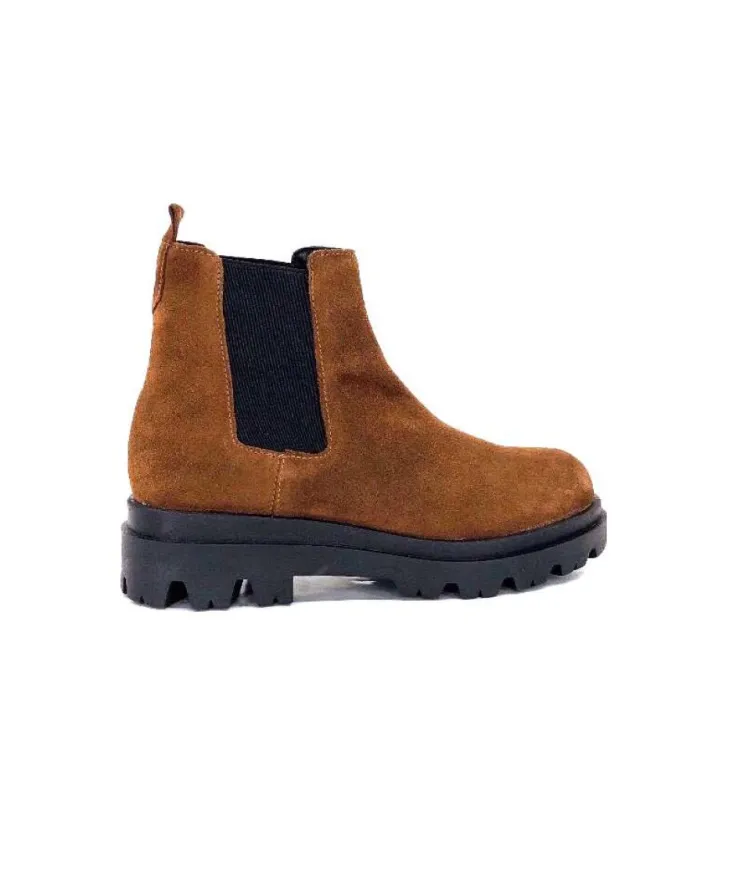 Ivoire0351a Ivoire 9615312 Daim Marron*Femme Bottines
