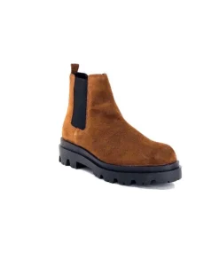 Ivoire0351a Ivoire 9615312 Daim Marron*Femme Bottines
