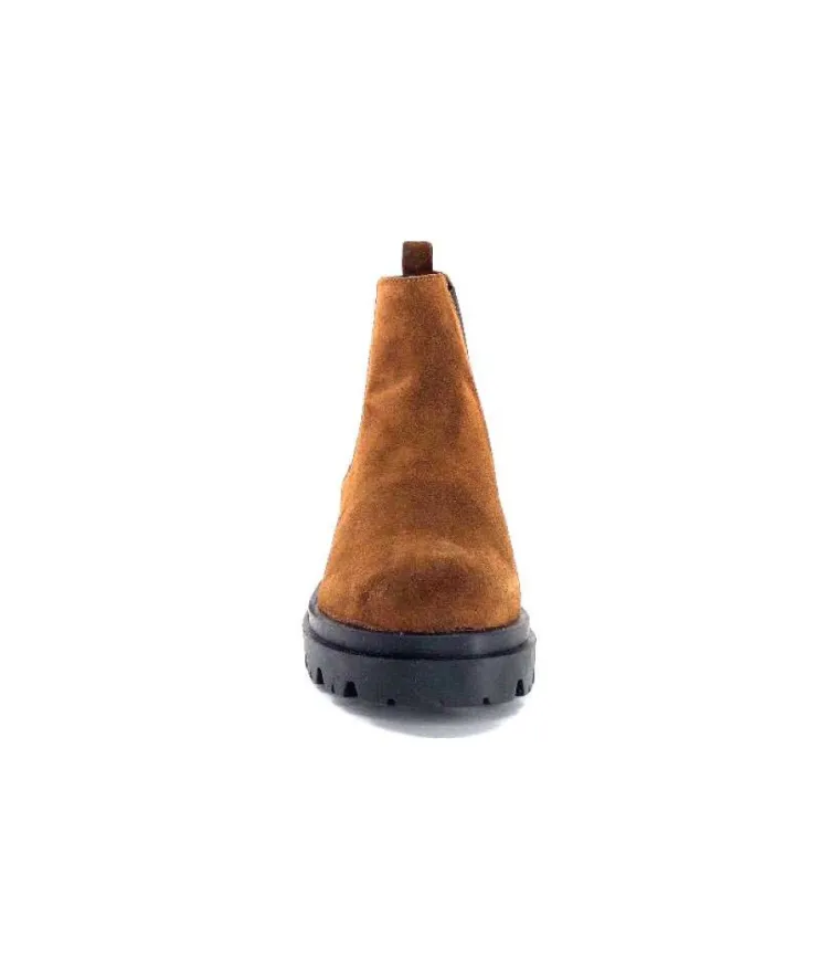 Ivoire0351a Ivoire 9615312 Daim Marron*Femme Bottines