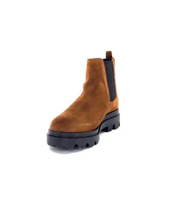 Ivoire0351a Ivoire 9615312 Daim Marron*Femme Bottines