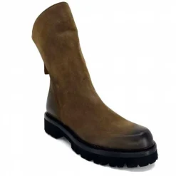 Ivoire0156 Ivoire 3270 Daim Marron*Femme Bottines