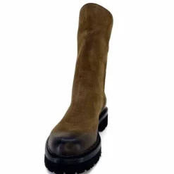 Ivoire0156 Ivoire 3270 Daim Marron*Femme Bottines