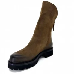 Ivoire0156 Ivoire 3270 Daim Marron*Femme Bottines