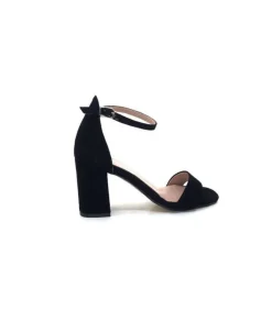 Ivoire0351a Ivoire 8605587 Daim Noir*Femme Sandales